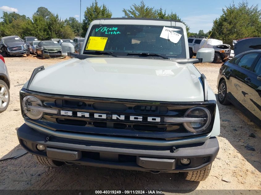 2021 Ford Bronco Big Bend/Black Diamond/Ou VIN: 1FMDE5BH2MLA61241 Lot: 40319249