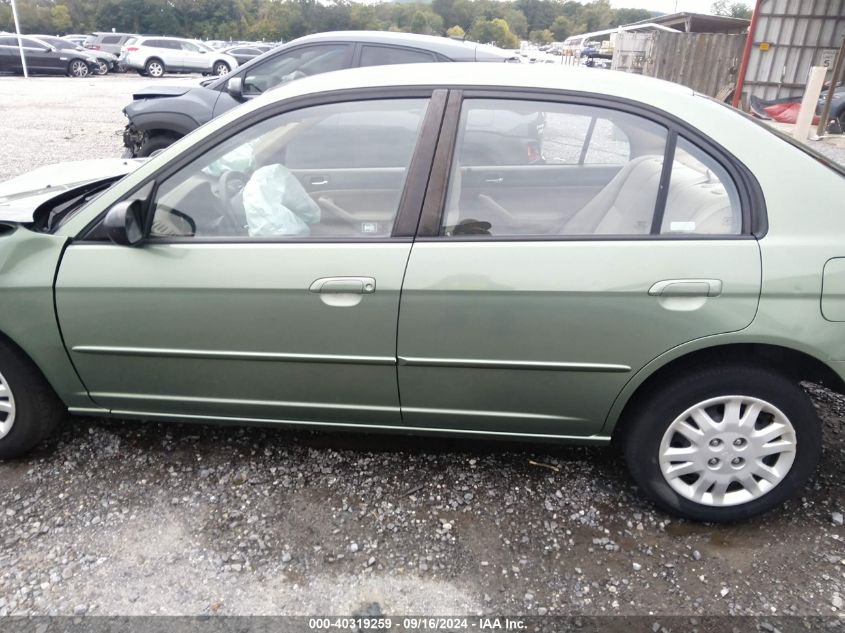 2004 Honda Civic Lx VIN: 1HGES16594L016101 Lot: 40319259