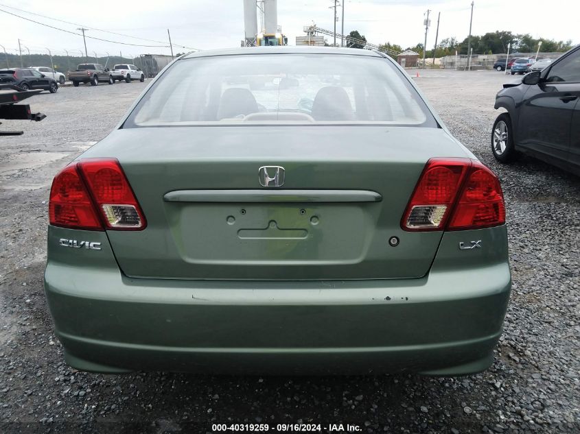 2004 Honda Civic Lx VIN: 1HGES16594L016101 Lot: 40319259