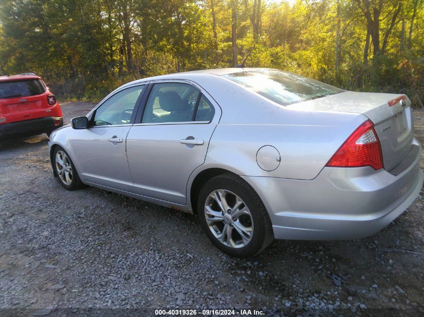 2012 Ford Fusion Se VIN: 3FAHP0HA9CR227841 Lot: 40319326