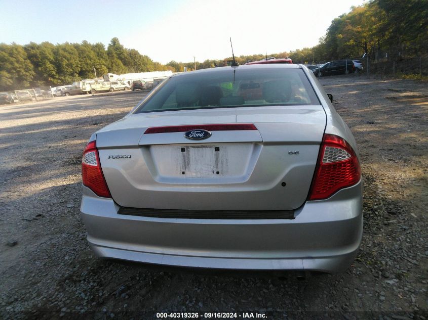 2012 Ford Fusion Se VIN: 3FAHP0HA9CR227841 Lot: 40319326