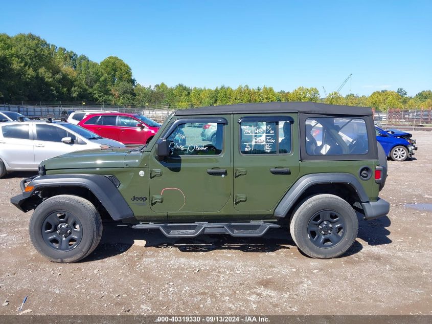 2021 Jeep Wrangler Unlimited Sport 4X4 VIN: 1C4HJXDN4MW807946 Lot: 40319330