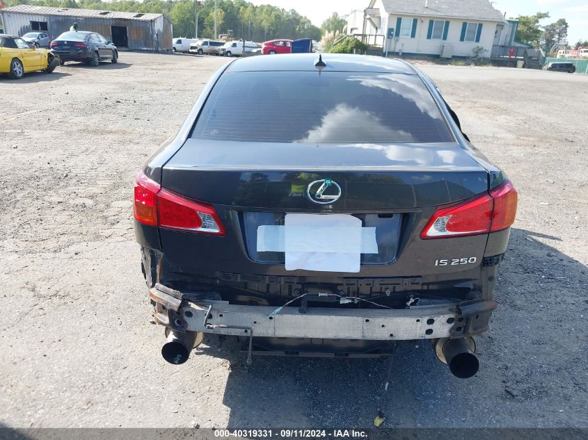 2009 Lexus Is 250 VIN: JTHCK262195030635 Lot: 40319331