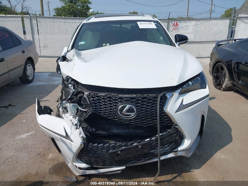 2017 Lexus Nx 200T F Sport VIN: JTJBARBZ8H2116842 Lot: 40319340