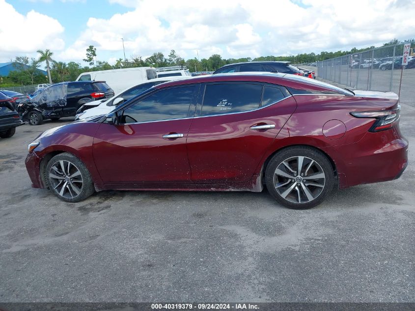 2020 Nissan Maxima Sl Xtronic Cvt VIN: 1N4AA6DV5LC366829 Lot: 40319379