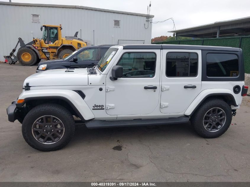 2021 Jeep Wrangler Unlimited 80Th Anniversary 4X4 VIN: 1C4HJXDN7MW581045 Lot: 40319391