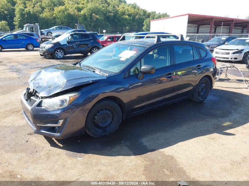 2015 SUBARU IMPREZA 2.0I - JF1GPAA67F9224170