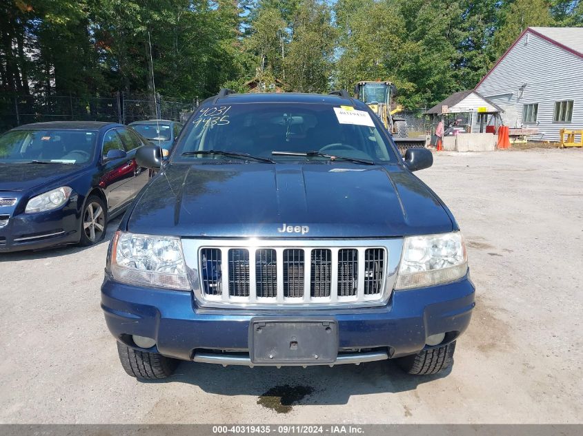 2004 Jeep Grand Cherokee Limited VIN: 1J4GW58S14C425354 Lot: 40319435