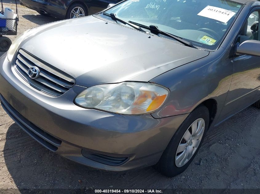 2004 Toyota Corolla Le VIN: 2T1BR38E24C260315 Lot: 40319454