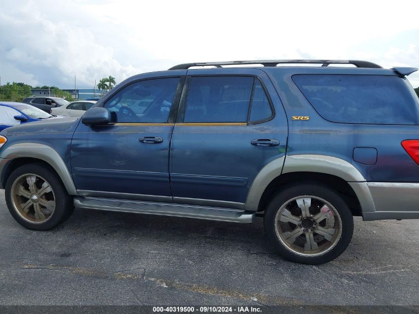 2002 Toyota Sequoia Sr5 VIN: 5TDZT34A92S065626 Lot: 40319500