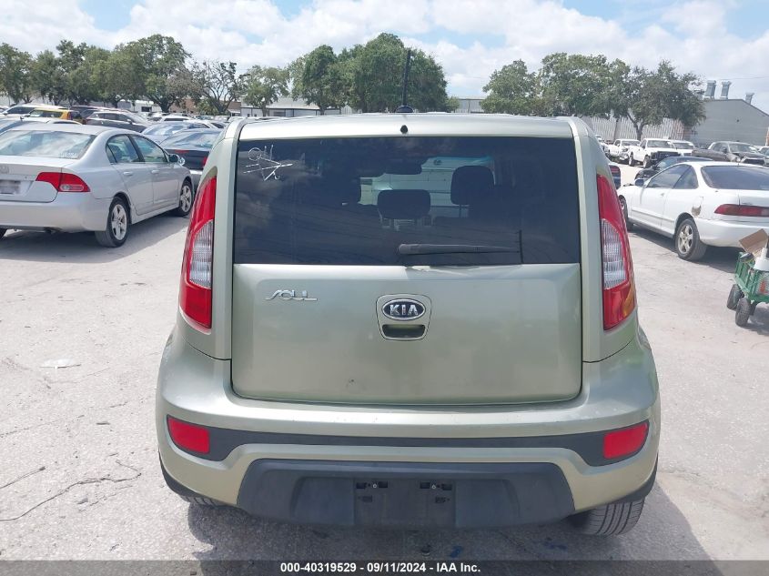 2012 Kia Soul + VIN: KNDJT2A66C7378409 Lot: 40319529