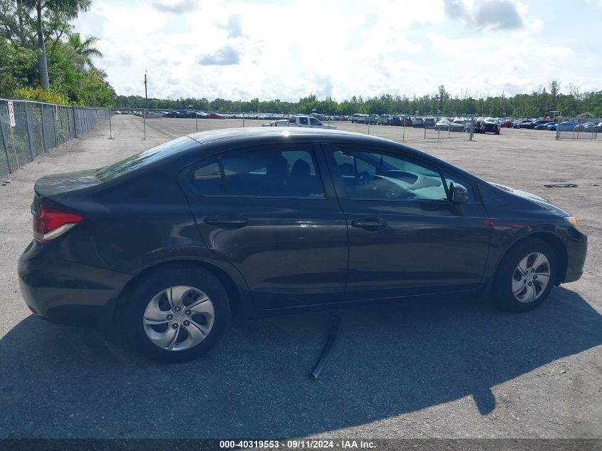 2013 Honda Civic Lx VIN: 19XFB2F58DE047518 Lot: 40319553