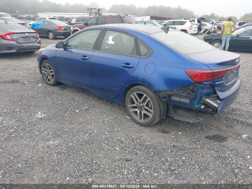 2019 Kia Forte Gt Line/S VIN: 3KPF34AD9KE015648 Lot: 40319607