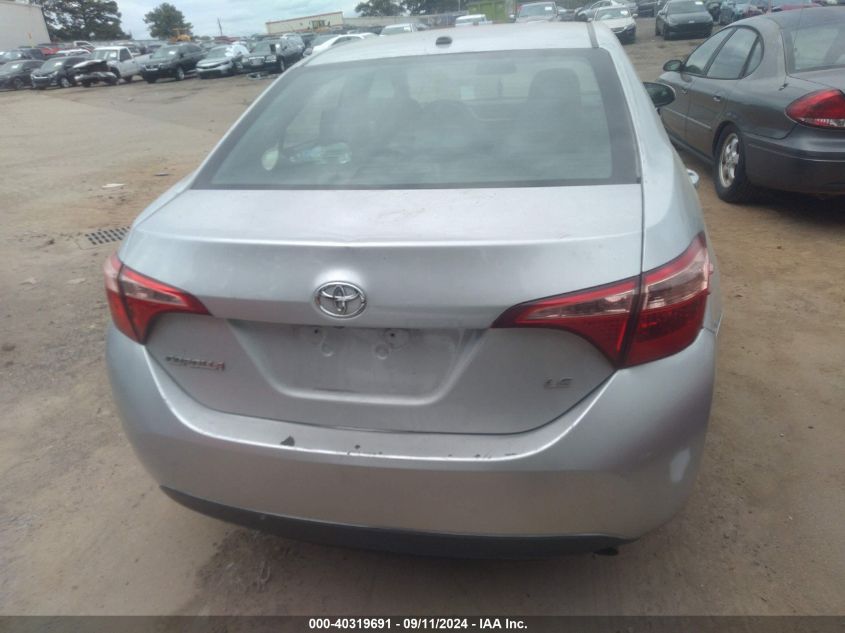 2019 Toyota Corolla Le VIN: 5YFBURHE6KP935730 Lot: 40319691