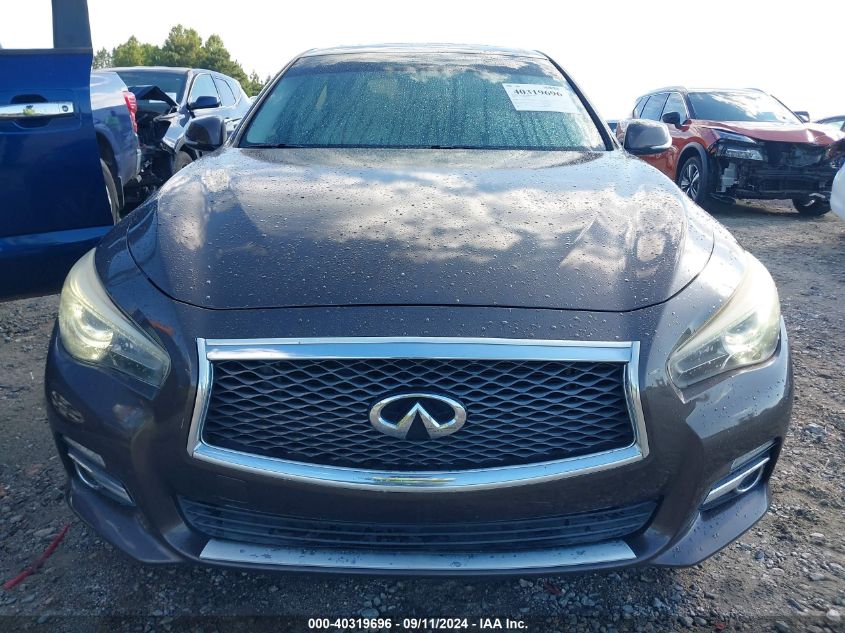 2014 Infiniti Q50 Premium VIN: JN1BV7AR7EM692471 Lot: 40319696