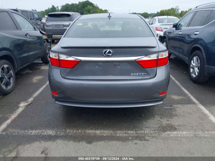 2013 Lexus Es 300H VIN: JTHBW1GG6D2024876 Lot: 40319709