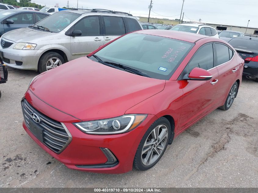 5NPD84LF6HH183887 2017 HYUNDAI ELANTRA - Image 2