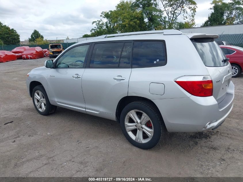 2008 Toyota Highlander Limited VIN: JTEES42AX82034715 Lot: 40319727