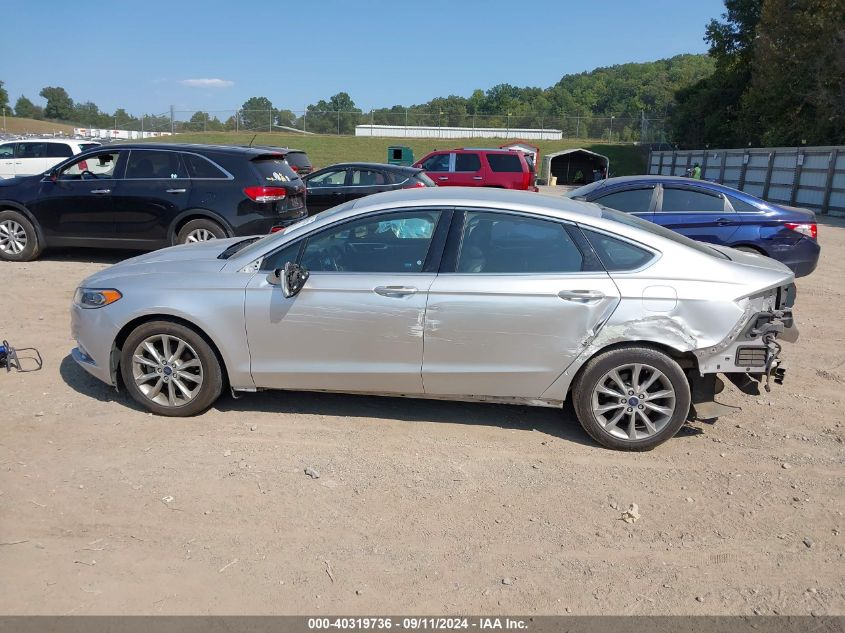 2017 Ford Fusion Se VIN: 3FA6P0HD1HR291705 Lot: 40319736