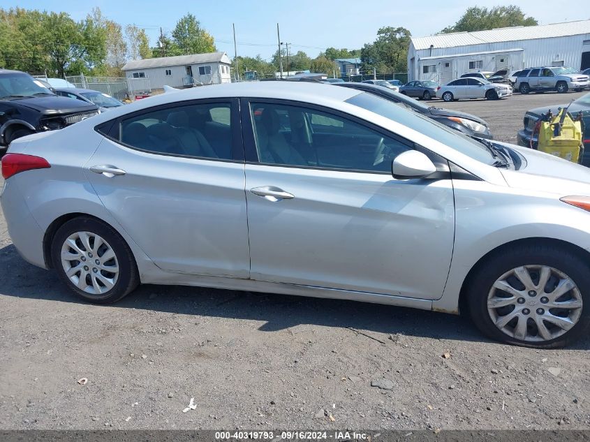 2012 Hyundai Elantra Gls VIN: 5NPDH4AE5CH076753 Lot: 40319793