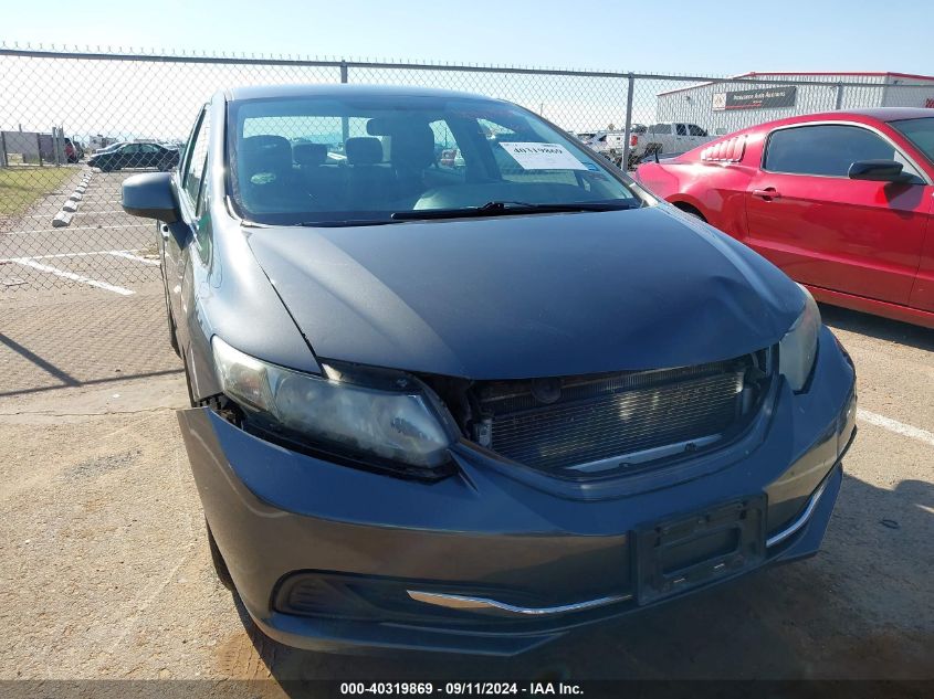 2013 Honda Civic Lx VIN: 2HGFB2F5XDH602541 Lot: 40319869