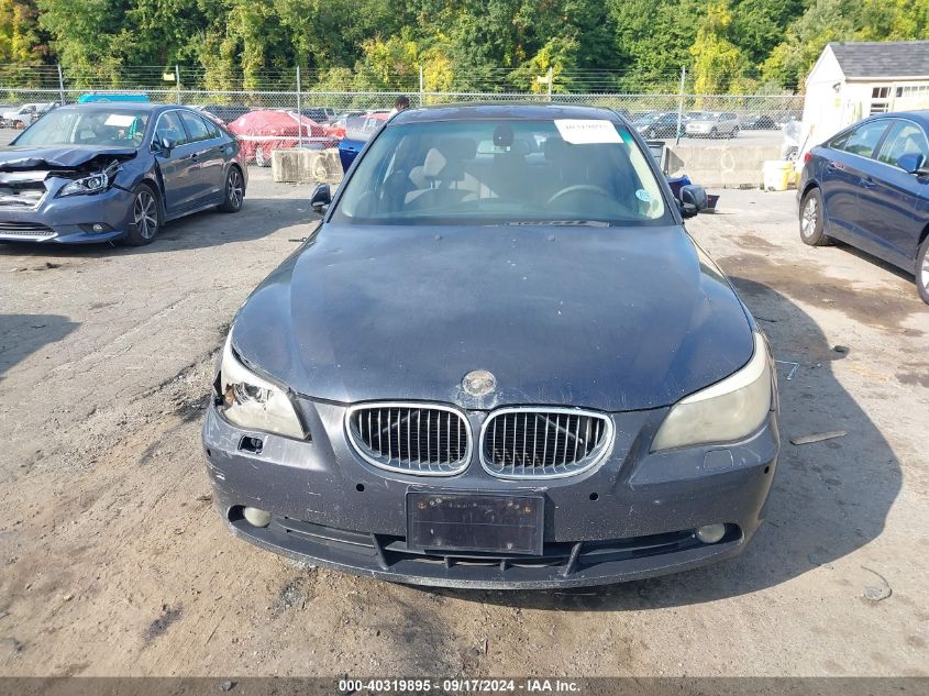 2006 BMW 525I I VIN: WBANE53536CK84160 Lot: 40319895