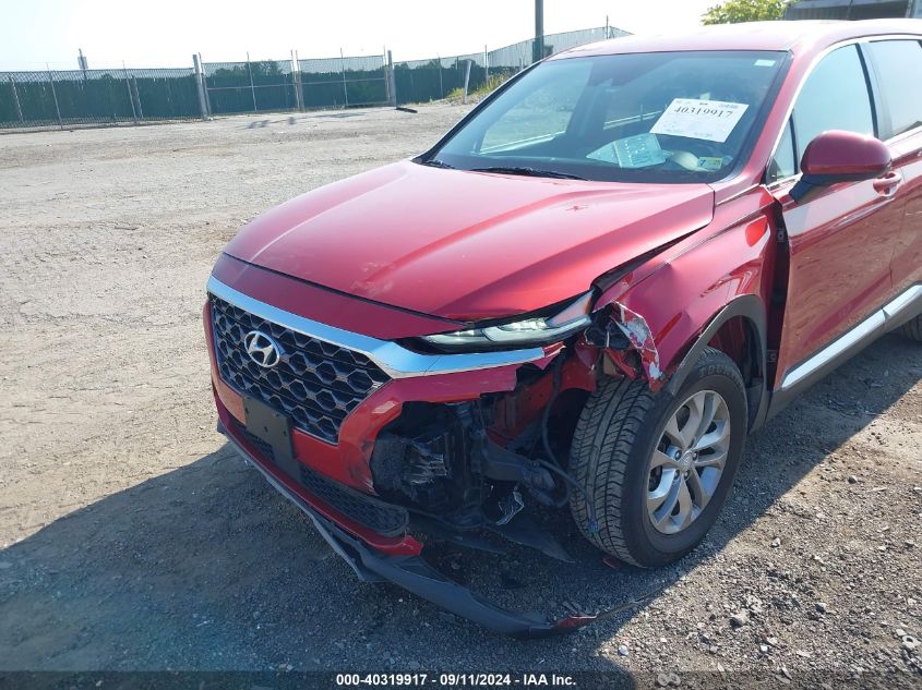 2019 Hyundai Santa Fe Se VIN: 5NMS2CAD0KH094891 Lot: 40319917