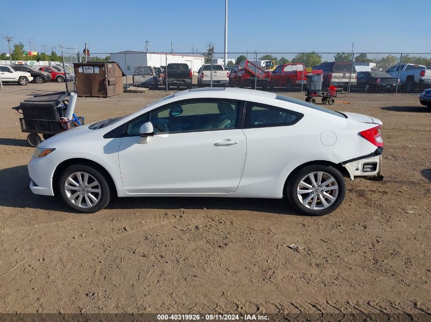 2012 Honda Civic Ex VIN: 2HGFG3B87CH540408 Lot: 40319926