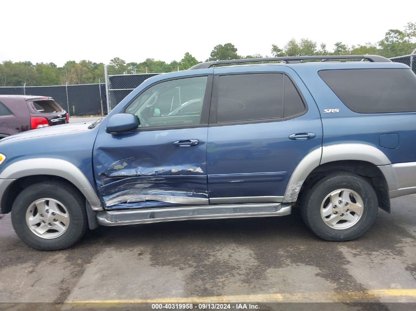 2003 Toyota Sequoia Sr5 V8 VIN: 5TDZT34A23S163608 Lot: 40319958