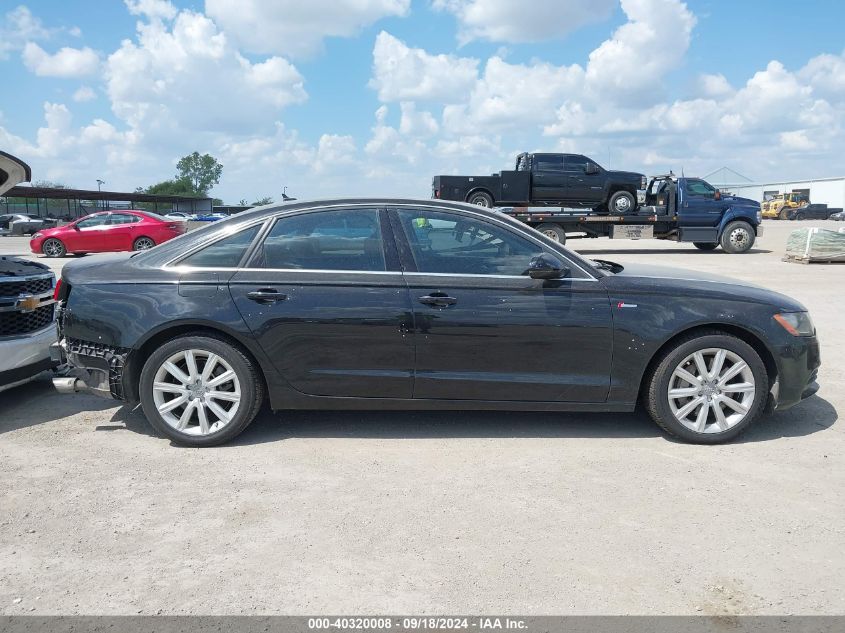 2014 Audi A6 3.0T Premium Plus VIN: WAUFGAFCXEN030238 Lot: 40320008