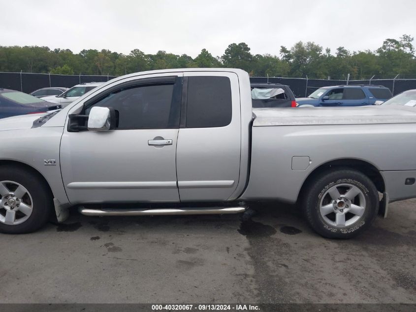 2004 Nissan Titan Se VIN: 1N6AA06A74N539979 Lot: 40320067