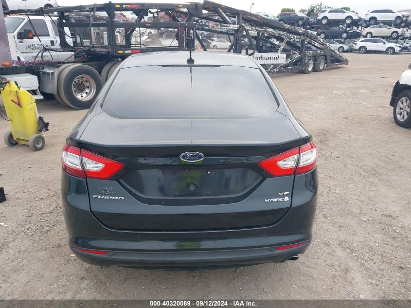 2014 FORD FUSION SE HYBRID - 3FA6P0LU7ER289170