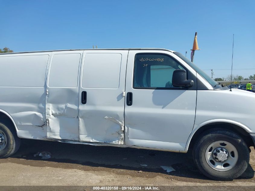 2017 Chevrolet Express 2500 Work Van VIN: 1GCWGBFFXH1120228 Lot: 40320158