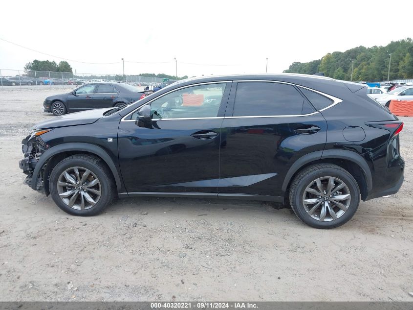 2017 Lexus Nx 200T 200T/Base/F Sport VIN: JTJYARBZ6H2074133 Lot: 40320221