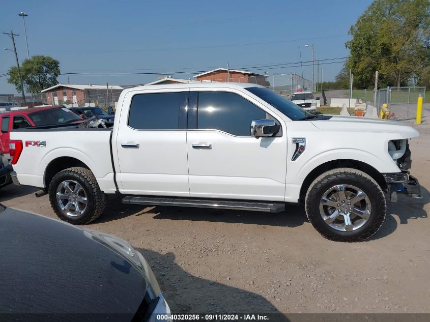 2021 Ford F-150 Lariat VIN: 1FTFW1E59MFA21399 Lot: 40320256