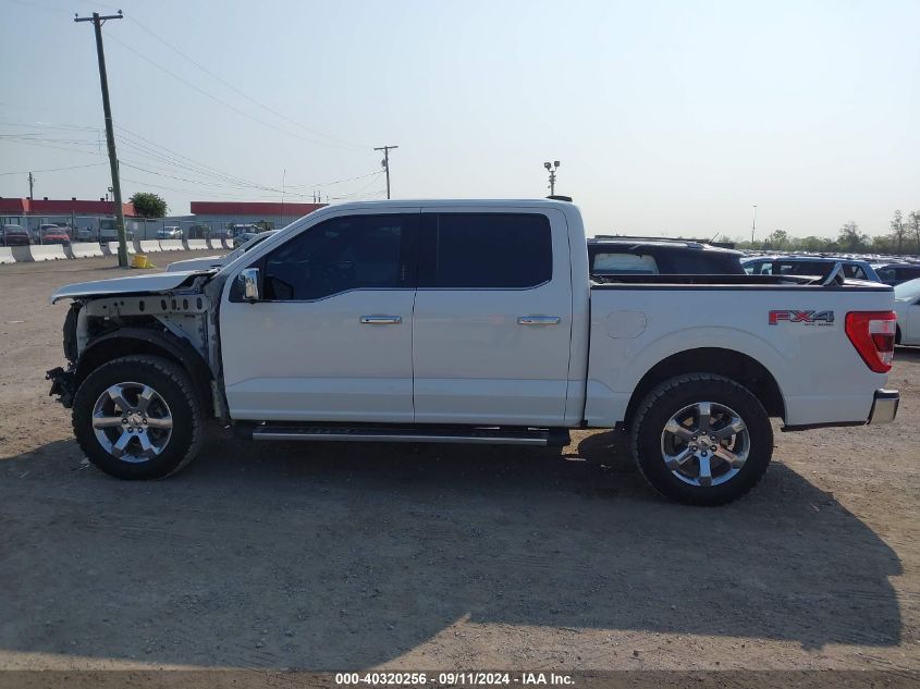 2021 Ford F-150 Lariat VIN: 1FTFW1E59MFA21399 Lot: 40320256