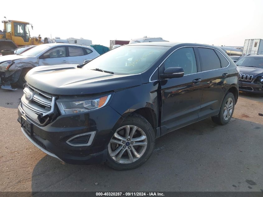 VIN 2FMTK4J97FBB47639 2015 FORD EDGE no.2