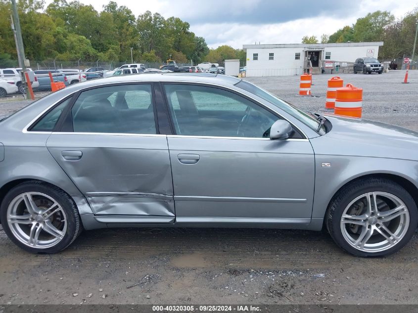 2008 Audi A4 3.2 VIN: WAUDH78E58A028981 Lot: 40320305