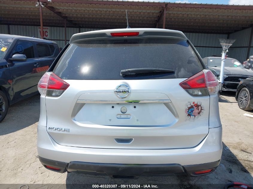 2015 Nissan Rogue S/Sl/Sv VIN: KNMAT2MT7FP580925 Lot: 40320307