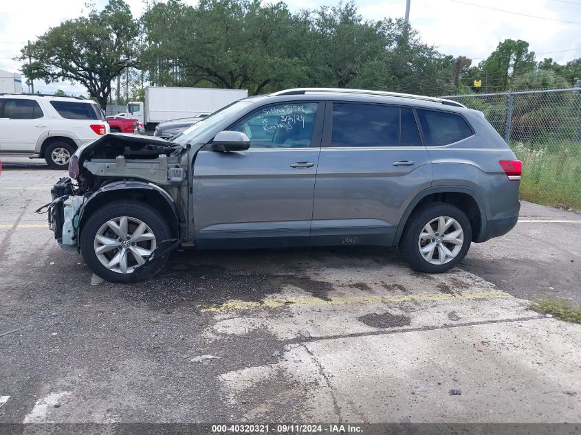 1V2DR2CA2KC510048 2019 Volkswagen Atlas 3.6L V6 Se