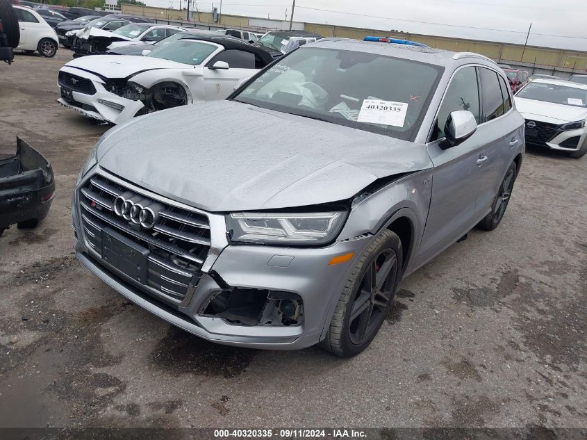 2018 Audi Sq5 Prestige VIN: WA1C4AFYXJ2067760 Lot: 40320335