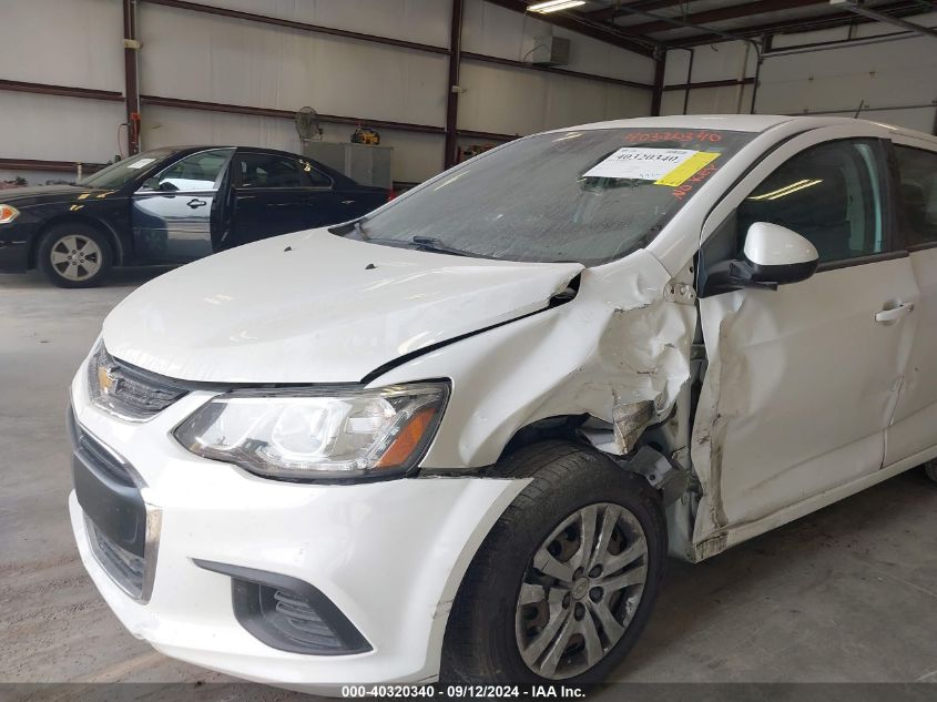 2019 Chevrolet Sonic VIN: 1G1JG6SB1K4130679 Lot: 40320340