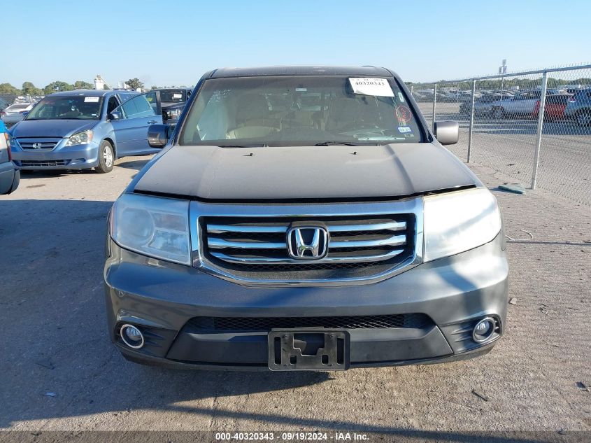 2012 Honda Pilot Ex-L VIN: 5FNYF3H52CB013535 Lot: 40320343