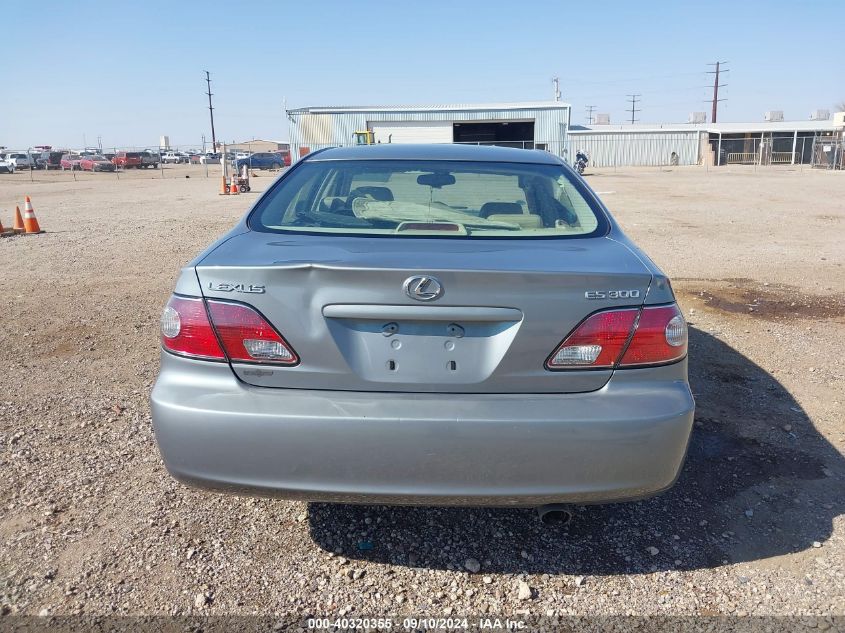 2003 Lexus Es 300 VIN: JTHBF30G230101162 Lot: 40320355