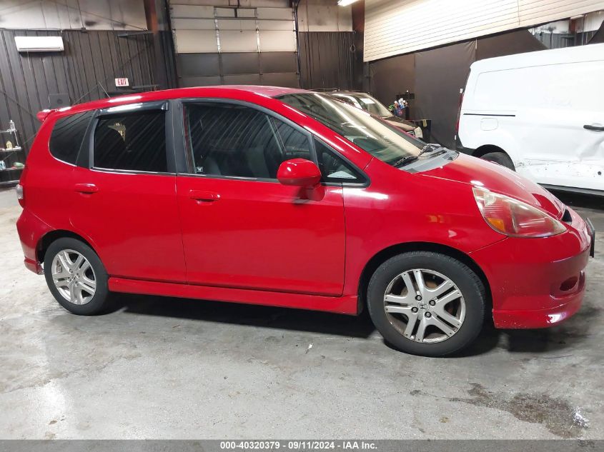 2008 Honda Fit Sport VIN: JHMGD38658S051568 Lot: 40320379