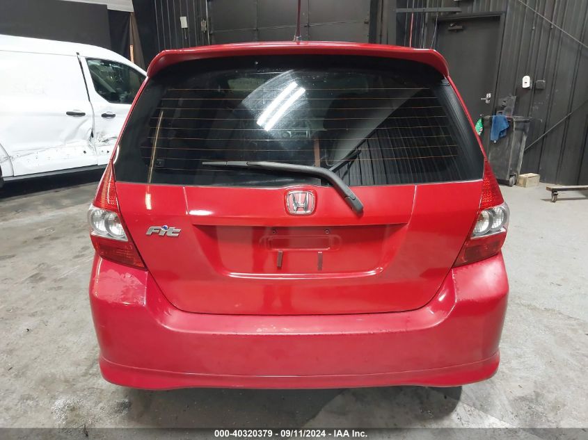 2008 Honda Fit Sport VIN: JHMGD38658S051568 Lot: 40320379