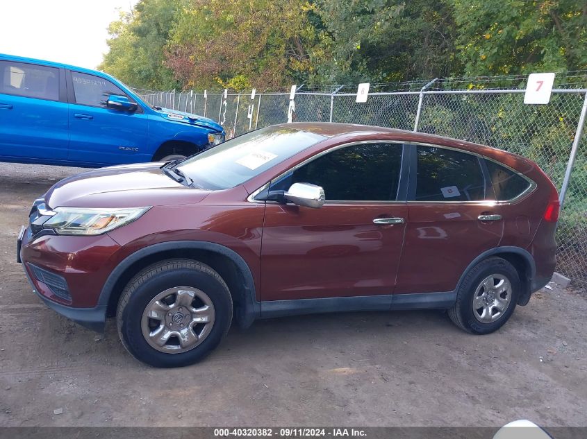 2015 Honda Cr-V Lx VIN: 2HKRM4H33FH638840 Lot: 40320382