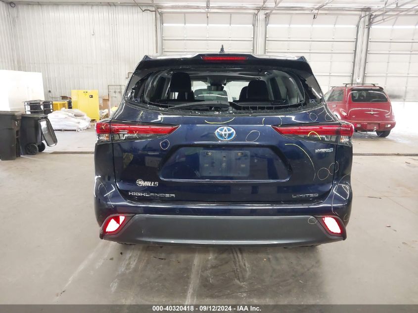 2021 Toyota Highlander Hybrid Limited VIN: 5TDXBRCH7MS519306 Lot: 40320418