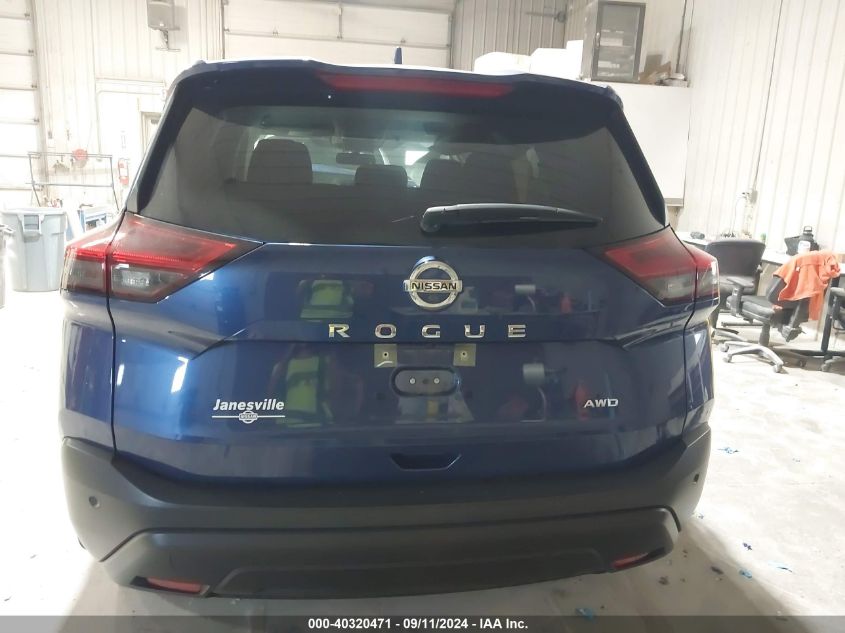 2021 Nissan Rogue S VIN: JN8AT3AB8MW210933 Lot: 40320471