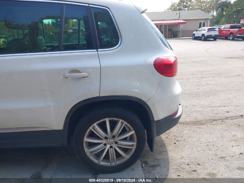 2013 VOLKSWAGEN TIGUAN SE - WVGBV7AX8DW548776